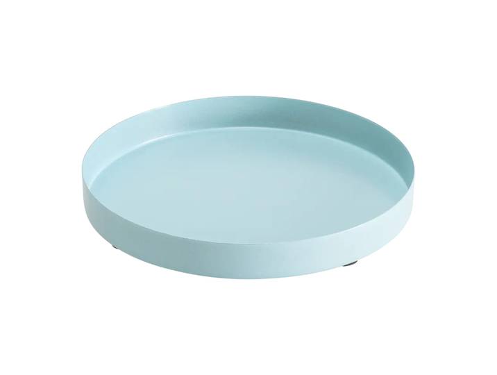 Tablett Ohana, Byyu, hellblau, Metall