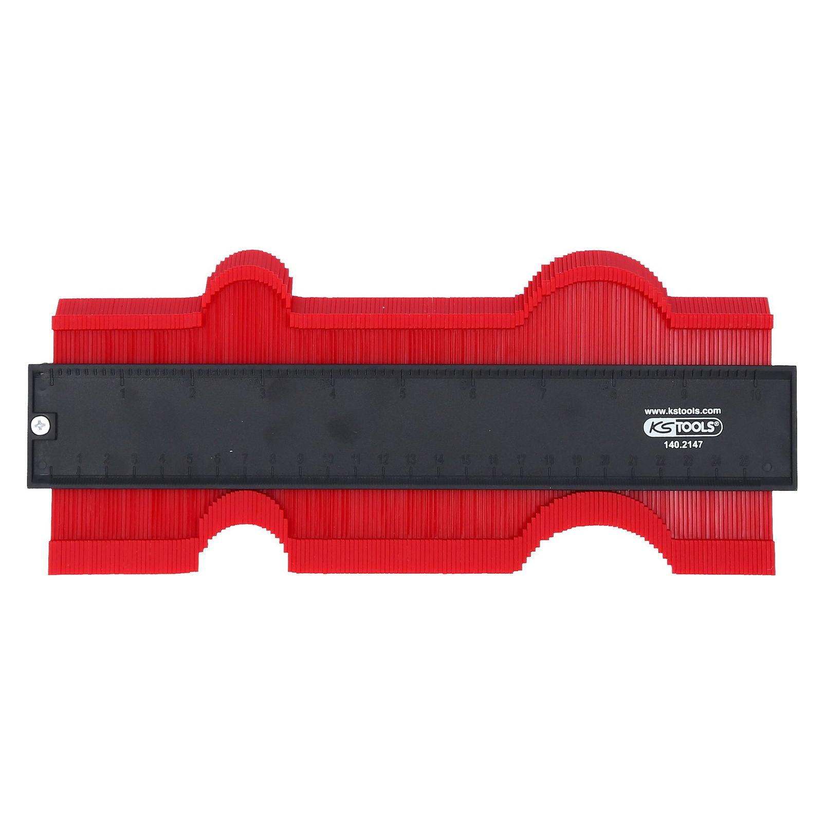 KS Tools Konturen-Lehre, Kunststoff, 280 mm lang (25 cm) (140.2147)