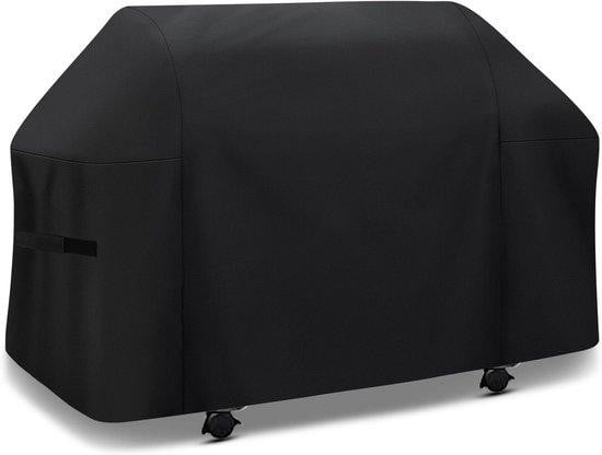 Waterdichte en weerbestendige barbecue cover van zwart polyester, 139 cm