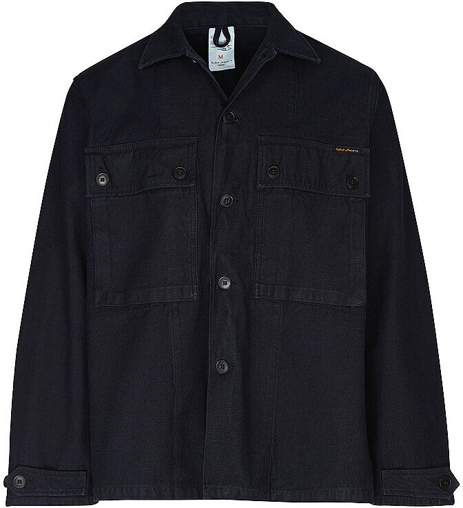 NUDIE JEANS Overshirt NINO  blau   S S