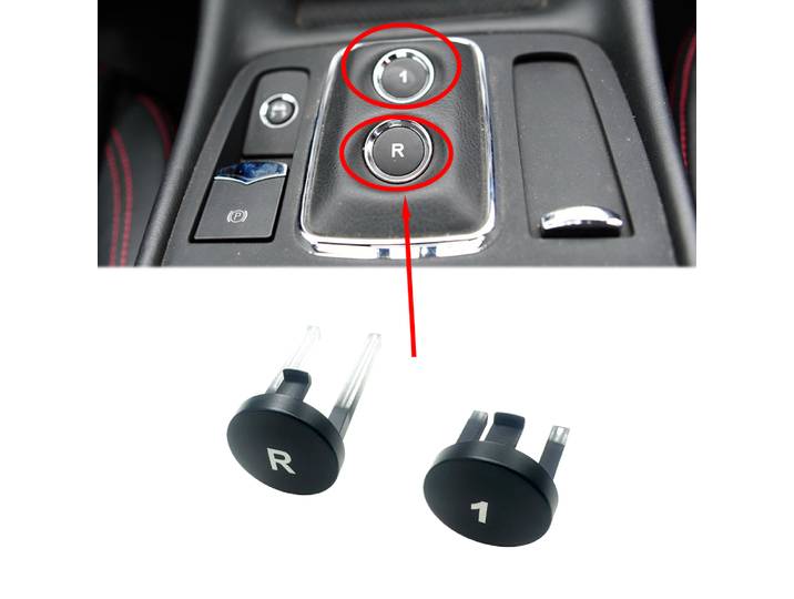 Bouton inverse R 1 bouton de commutation adapté pour Maserati GranTurismo GT 4.7 MC Sport F1, 81040100
