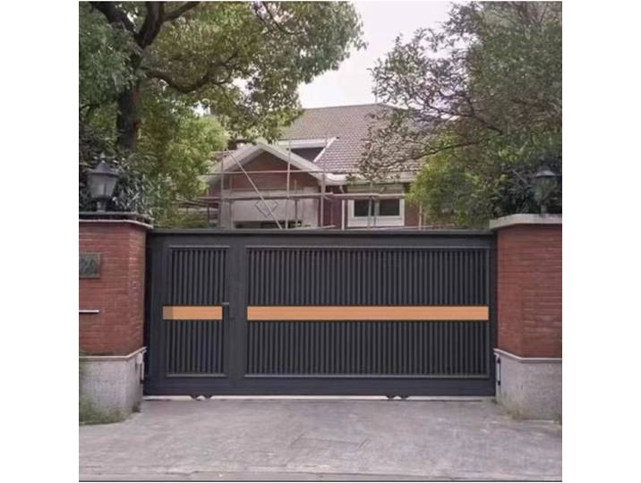 EXW moderne Simple en alliage d'aluminium Villa cour porte coulissante jardin extérieur traduction d'art électrique Garage entrée de sécurité