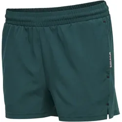 hummel MOVE Grid Woven Shorts Damen 6470 - deep teal XL
