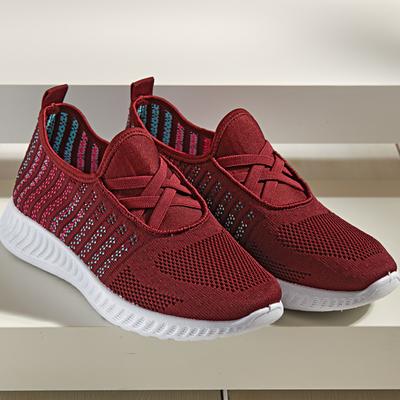 Sneaker elastisch, bordeaux