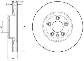 VAICO V10-80001 Brake disc