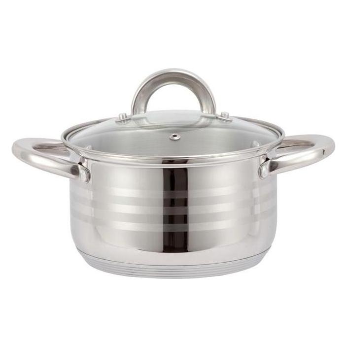 Domoletti CASSEROLE WITH LID2.5L 18X10.5 (Kochtopf, Edelstahl, 18 x 10.50 cm) (33048784)