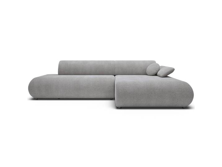 Ecksofa mit Schlaffunktion Armone, L-förmig, rechtsseitig, grauer