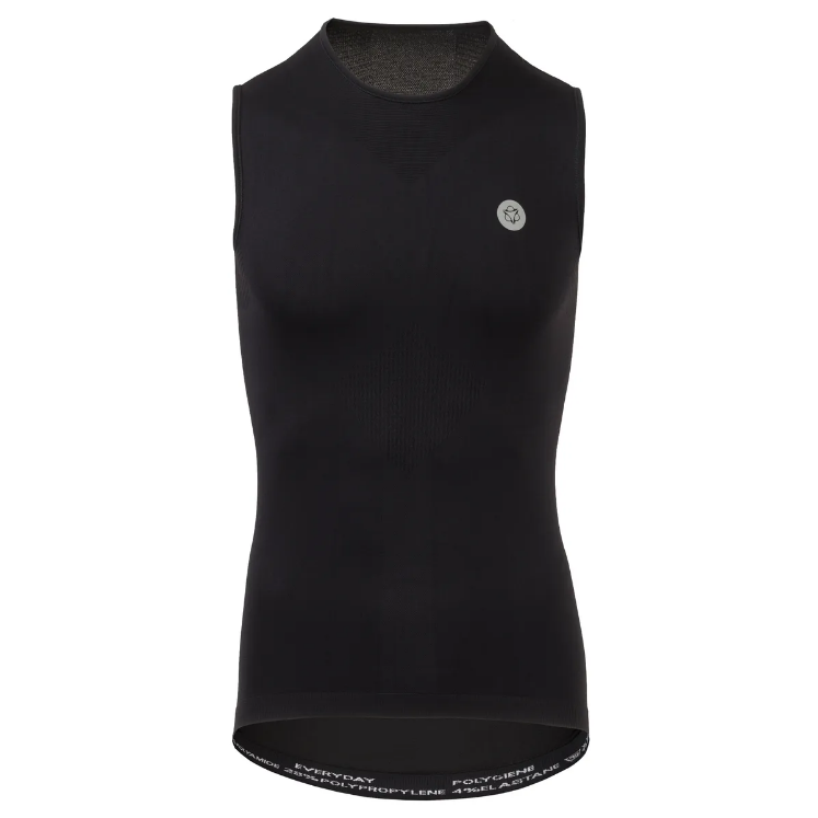 AGU Maglia intimo  senza maniche nera unisex
