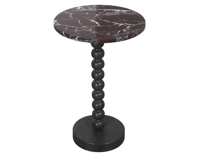 YCCHAH Sofatisch Schlafzimmer Sofa Kleiner Teetisch Moderner einfacher Couchtisch Kreativer Marmor Beistelltisch Mini Runder Ecktisch Wohnzimmer-Beistelltisch