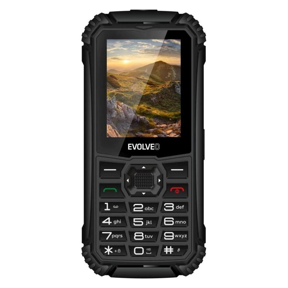 Evolveo StrongPhone Q1 schwarz / 2,4" / 0,3 MP / Dual-SIM / IP68 (2.40", 0.30 Mpx) (SGP-Q1-BK)