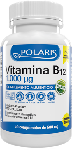 Polaris Vitamin B12 1000mcg 60 Tablets.