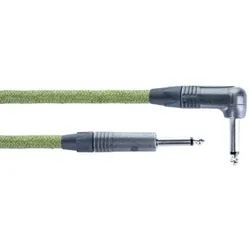 Cordial EcoHEMP 6PR - 6,0 m, NEUTRIK Klinke 6,3/Winkelklinke 6,3 mm mono retro