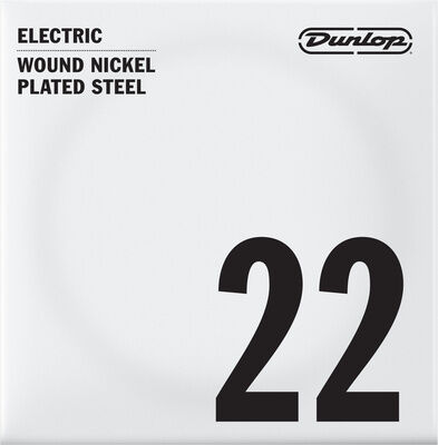 Dunlop Nickel Wound Single Str 022w