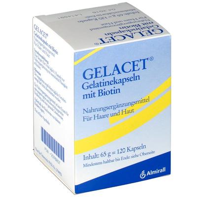 Gelacet Gelatinekapseln mit Biotin 120 St Kapseln