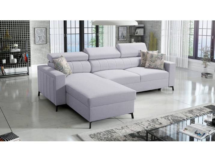 Best for Home Ecksofa mit Schlaffunktion und Bettkasten – modern & geräumig, Ecksofa mit Schlaffunktion, Schlaffunktion