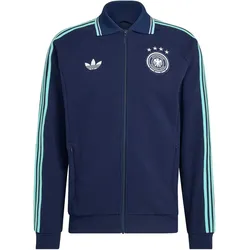 Adidas, Unisex, Laufjacke, Deutschland Auswärts Anthem Jacke (L), Blau, L