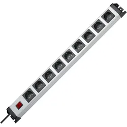 Kopp, Steckdosenleiste, Steckdosenleiste POWERversal 9-fach (CEE 7/3, 1.40 m)