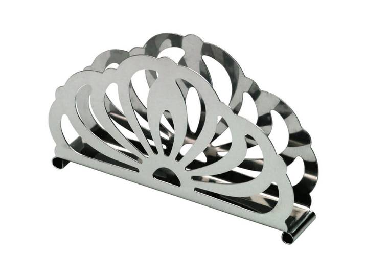 Serviettenhalter Piazza silber Edelstahl B 8.7 cm - Serviettenhalter