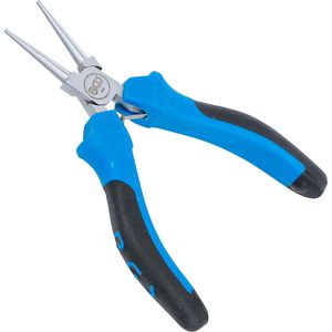 BGS-technic Rundzange 386, 125 mm, kurze Backen, Mehrkomponentengriffe