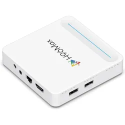 Avizar Android 14 TV Box Multimedia Player 8K UHD 4GB 128GB Wi-Fi 6 (128 GB, Android 14), Streaming Box, Weiss