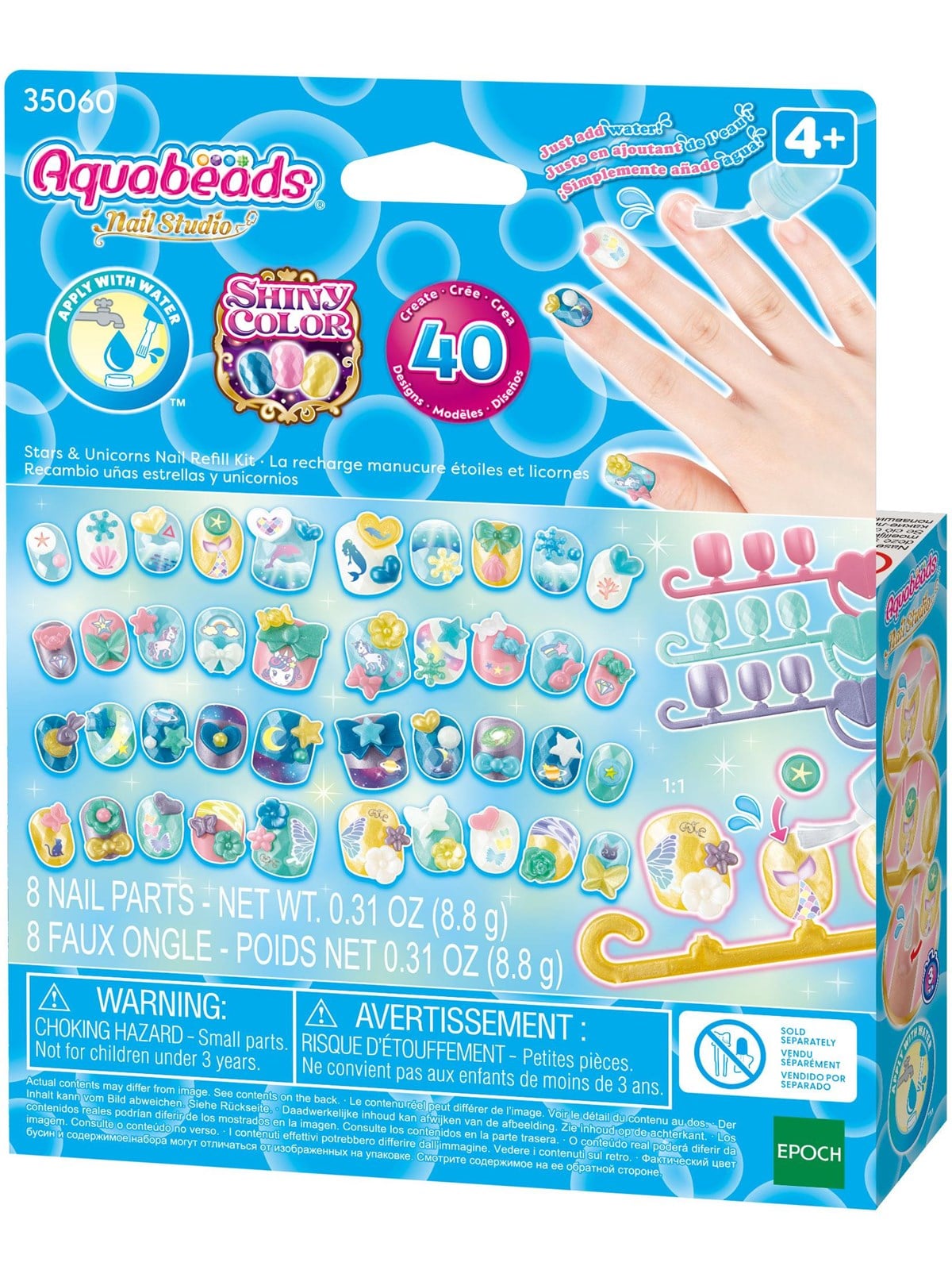 Aquabeads Nail Studio Theme Refill