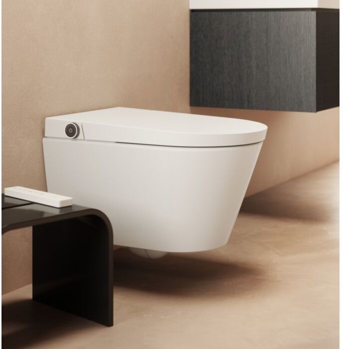 Ideal Standard Life E Dusch-WC K875501  40x61x42,5 cm, ohne Spülrand, 4 Strahlarten, Föhn, Nachtlicht, Weiß