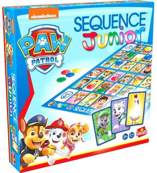 Sequence Junior Paw Patrol familiespel van GOLIATH voor kinderen vanaf 3 jaar