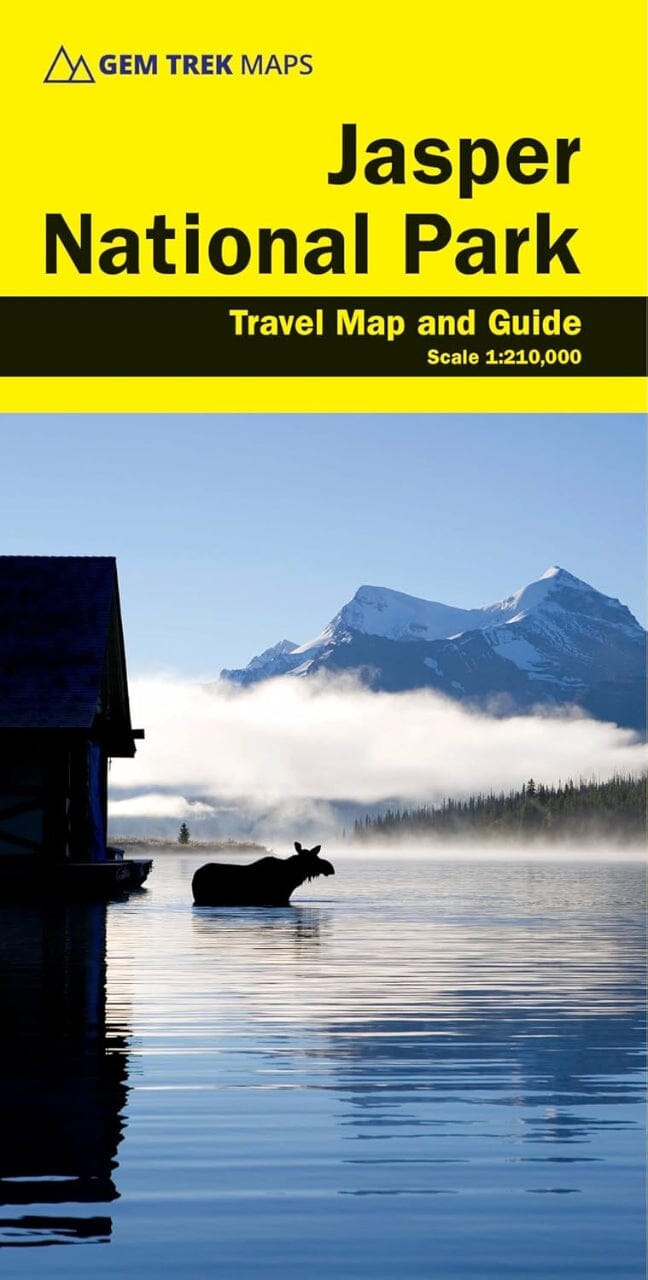 Gem Trek Publishing Carte de voyage & Guide - Jasper National Park (Alberta)   Gem Trek