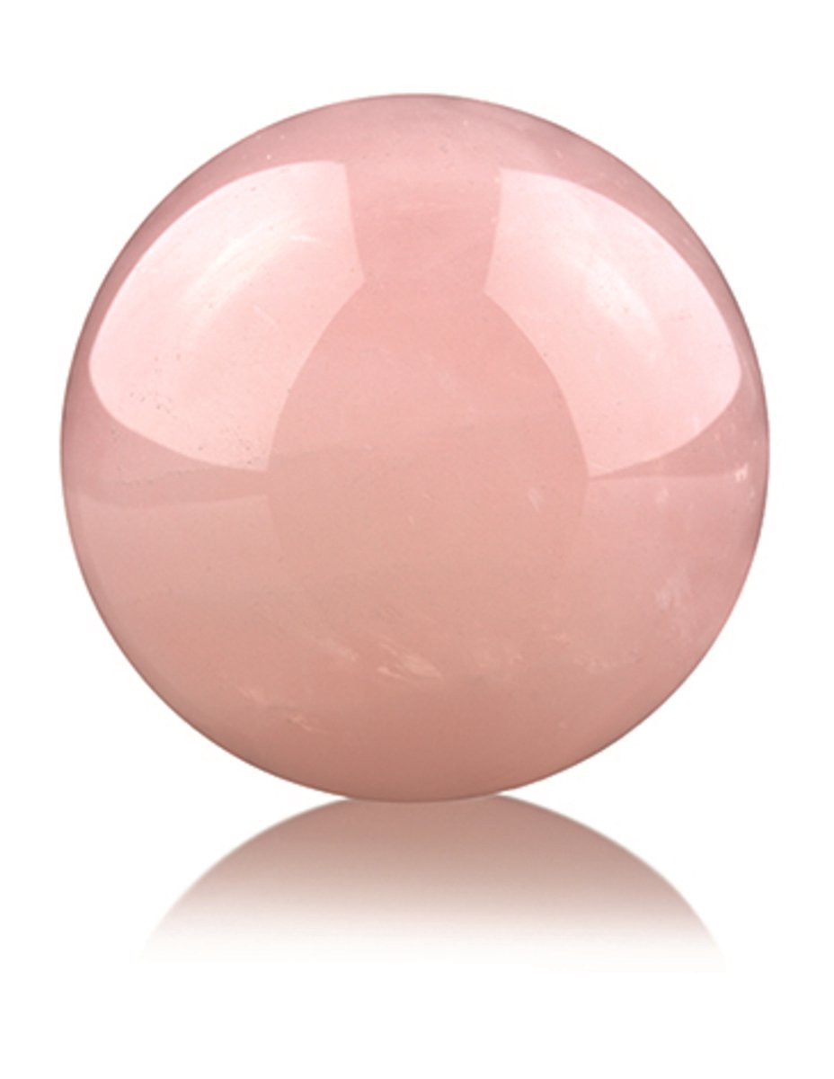 Roze kwarts edelsteen bol 20 mm