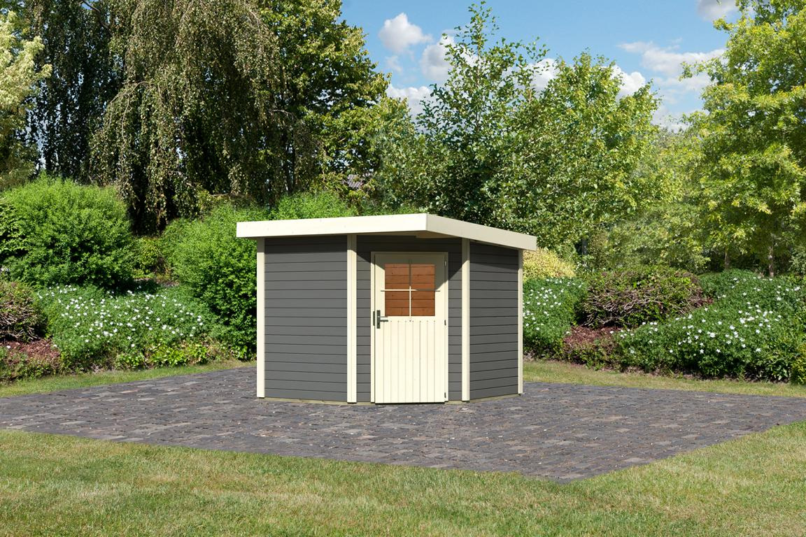 KARIBUHOLZT SH Neuruppin 2 terra 244x244x222 cm 10004287