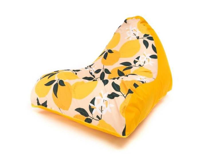 Pouf Poire Fauteuil Sacoche 80x90cm EMMA MODERN POLIESTER