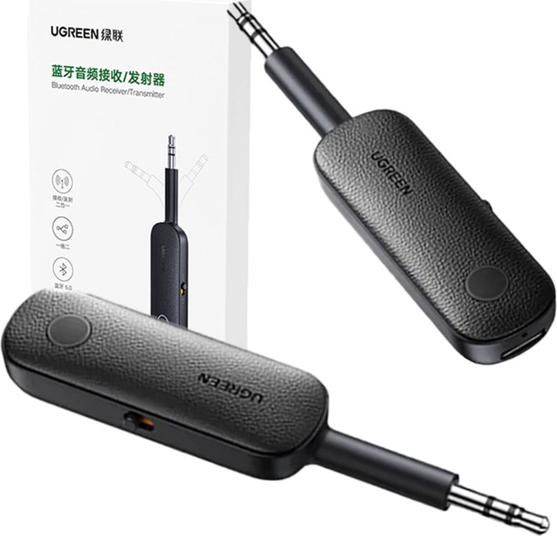 UGREEN 2-in-1 Bluetooth-zender en -ontvanger, zwart