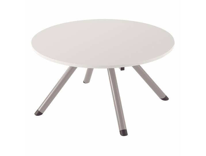 Table basse ronde Prima - plateau Gris - Ø 80 cm