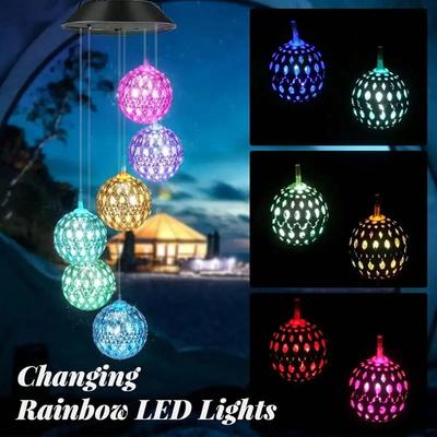 Uplift Picks Solar Color Changing Wind Chimes With 6 LED Lights 14