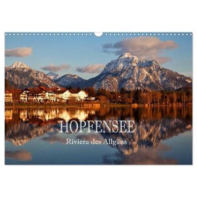 Hopfensee - Riviera des Allgäus (Wandkalender 2027 DIN A3 quer), CALVENDO Monatskalender