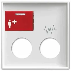Busch-Jaeger Klinik Zentralscheibe, alpinweiß, geeignet als Zentralplatte