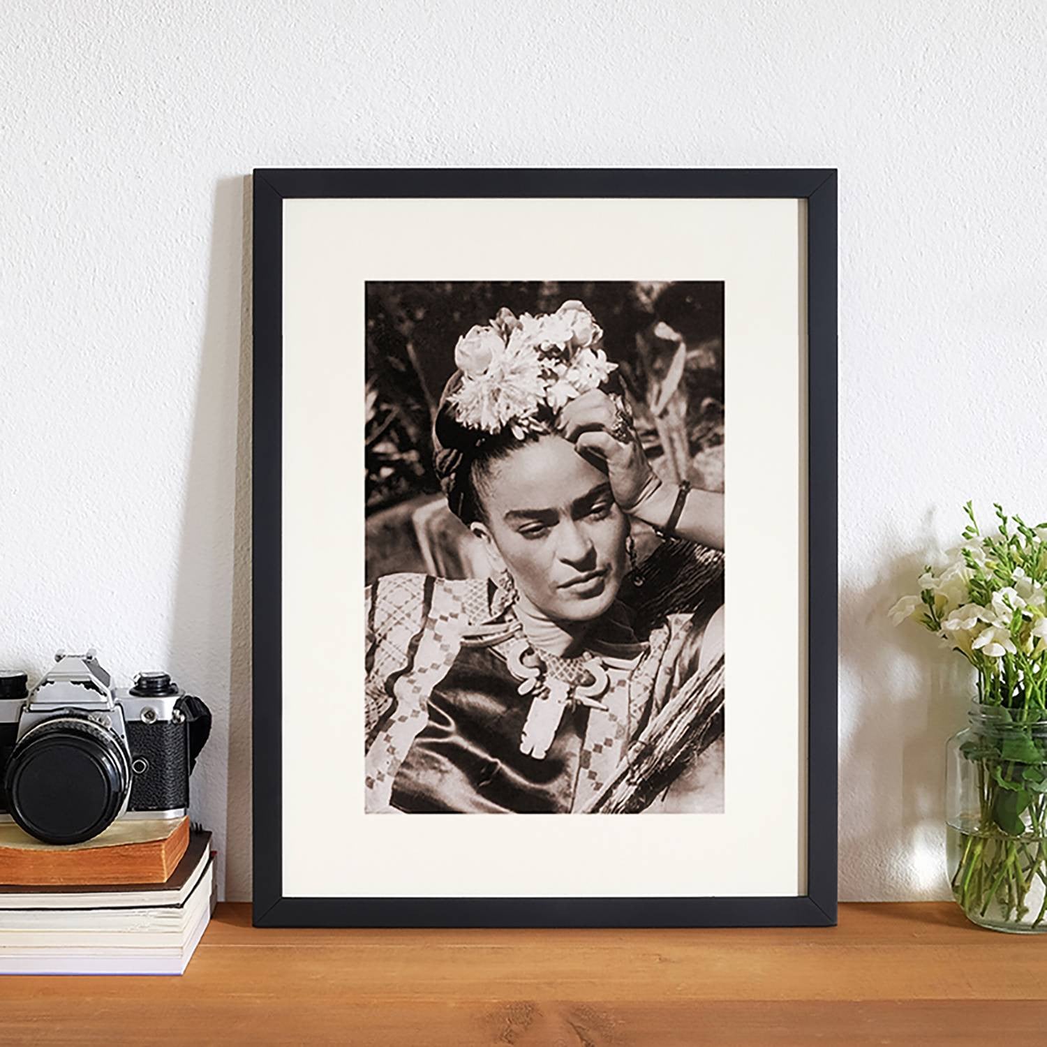 home24 Frida Kahlo Frame, Meerdere Kleuren, 32 x 42 cm