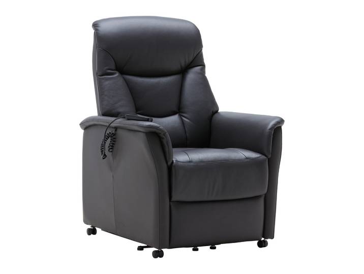 Relaxsessel Leder Anthrazit