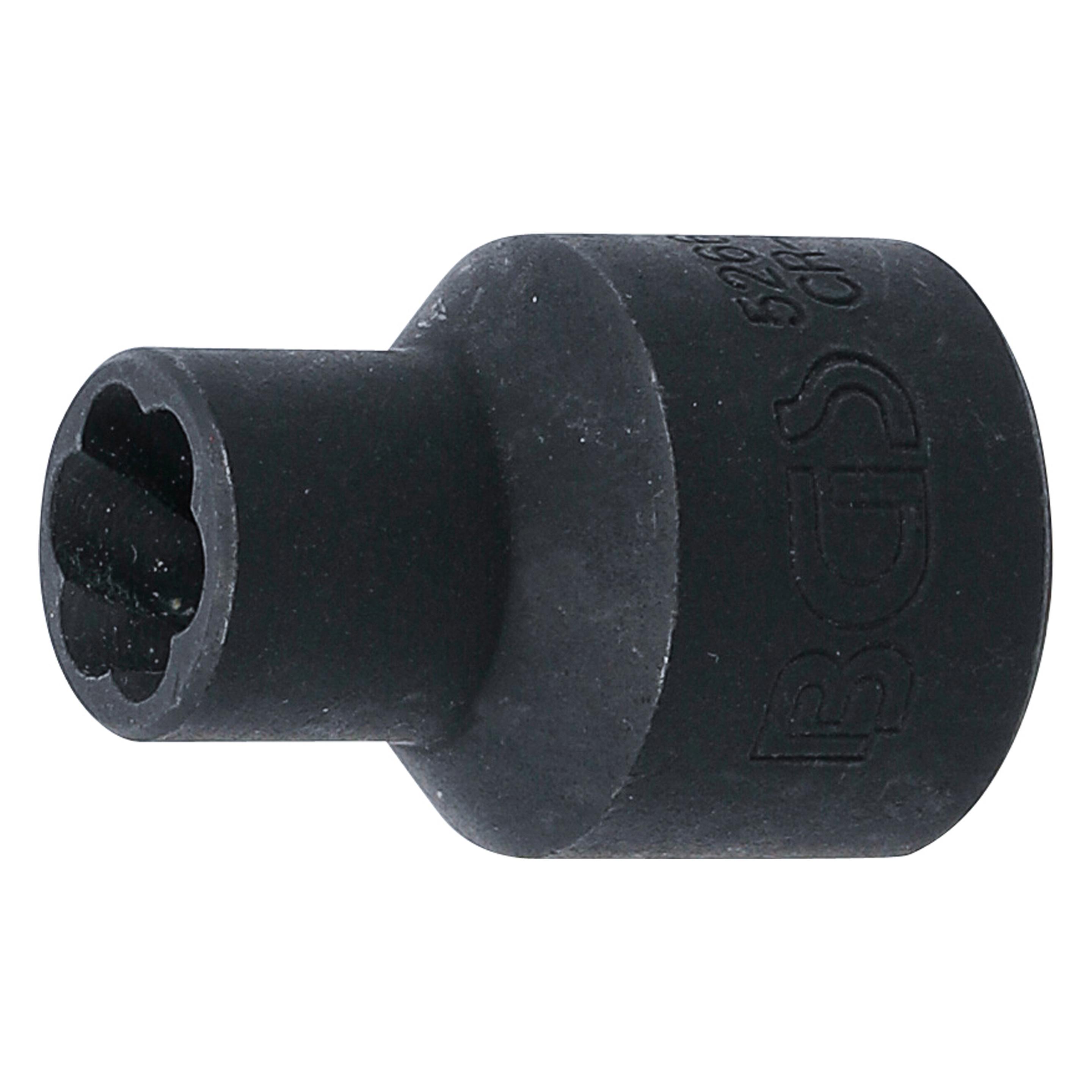 BGS Spiral-Profil-Steckschlüssel-Einsatz / Schraubenausdreher | Antrieb Innenvierkant 12,5 mm (1/2")... (5266-10)