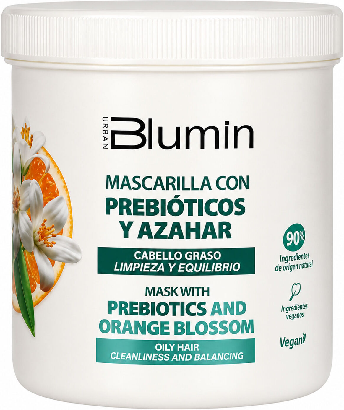 TAHE Urban Blumin Prebiotics & Orange Blossom Mask 700ml