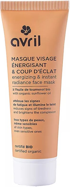 Avril - Energie spendende & strahlende Gesichtsmaske - Bio-zertifiziert, 50 ml