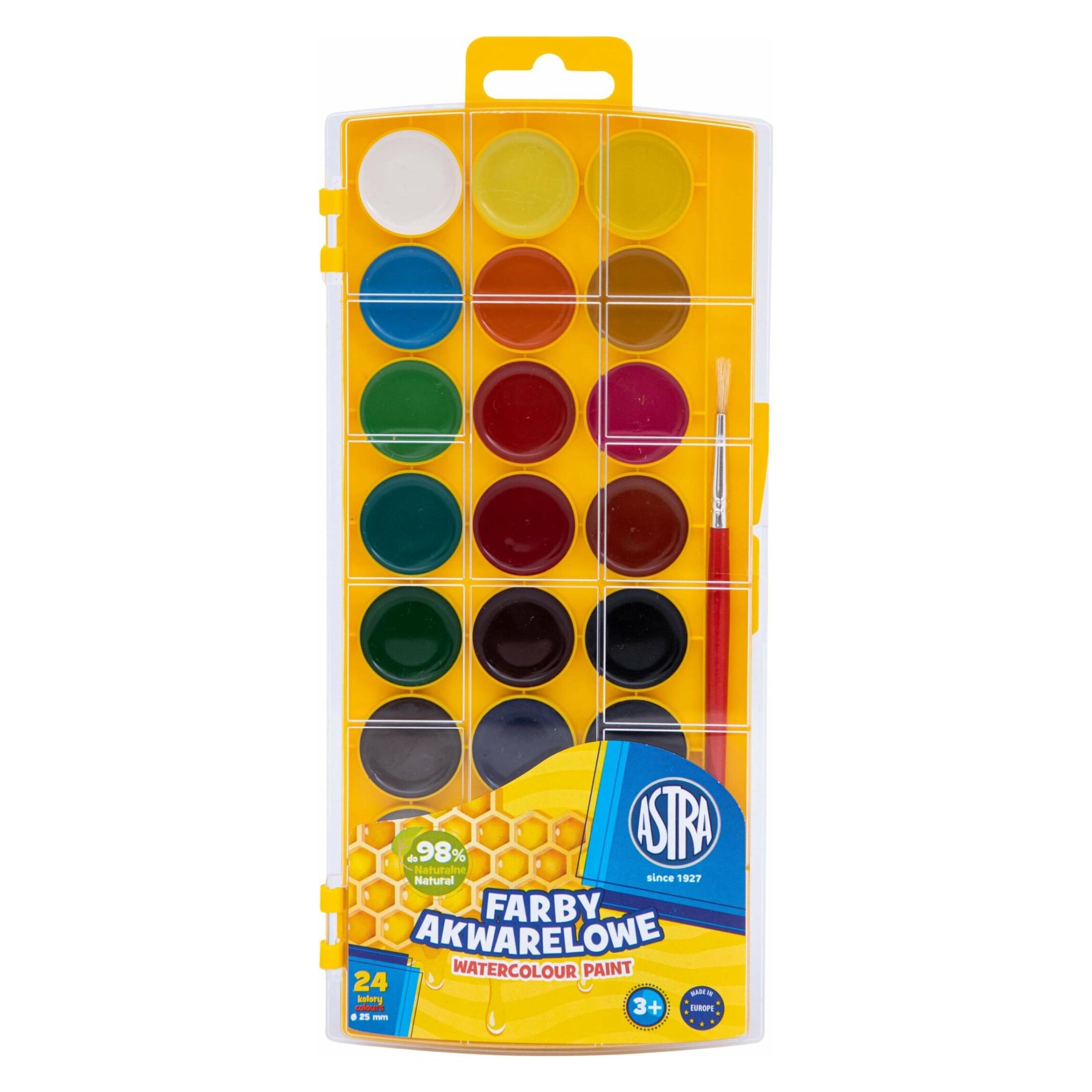 Astra Wasserfarben 24 Stck. Ø25mm (155603)
