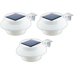 EASYmaxx Dachrinnen-Leuchten, 3er-Set