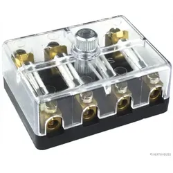 HERTH&BUSS Sicherungsdose 4-polig, 8A transparent - 50300414 - transparent