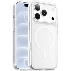 BlueO - Crystal Pro Anti-Drop MagSafe - iPhone 18 Pro / iPhone 17 Pro - Glitter Transparent (Apple iPhone 17 Pro, Apple iPhone 18 Pro), Smartphone Hülle, Transparent