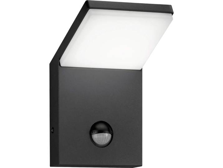 Wandlampe aussen Vive Anthrazit Aluguss B 10 cm IP54 - LED - Lichtfarbe: Warmweiss- LED Energiesparlampe