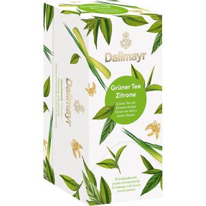 Dallmayr Tee Grüner Tee Zitrone, Grüner Tee, 43,75 g, 25 Beutel