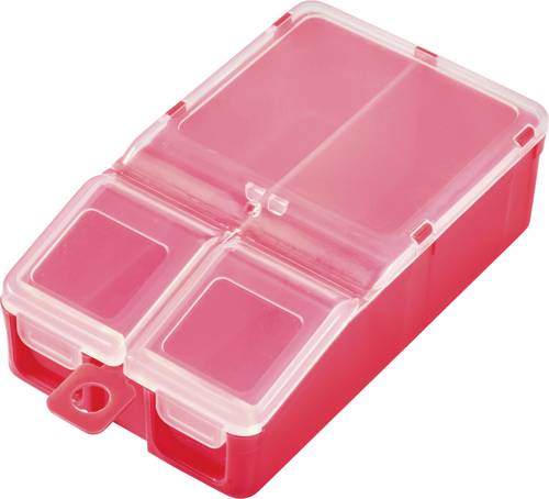 TRU COMPONENTS TC-ERB-9056 Sortimentskasten (L x B x H) 113 x 60 x 30mm Anzahl Fächer: 2 variable Unterteilung Inhalt 1St.