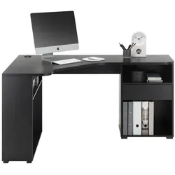 Bega Consult, Schreibtisch, BC 3155 Schreibtisch Beschichtete Spanplatte schwarz (150 x 55 x 74 cm)