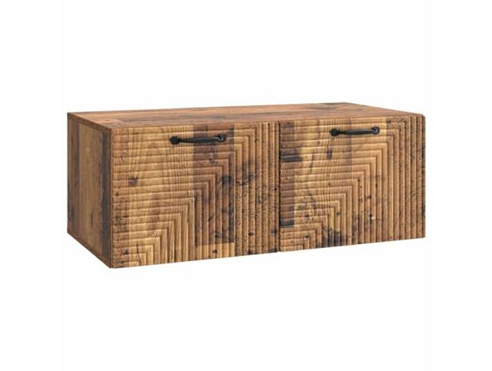 Makastle Wandmontierter TV Schrank Altholz 78,5x41x30 cm